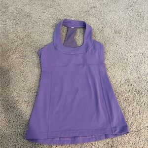 Lululemon Athletica Purple Backless Tank Top